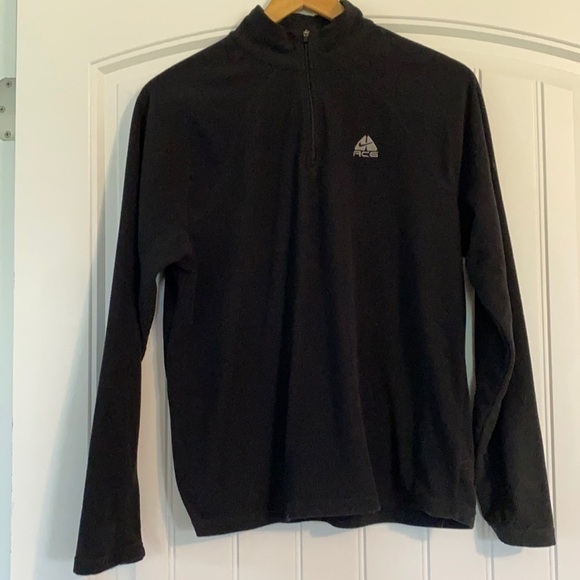 Nike ACG Waffle knit 3/4 Zip Up Shirt Size Small - Picture 1 of 6